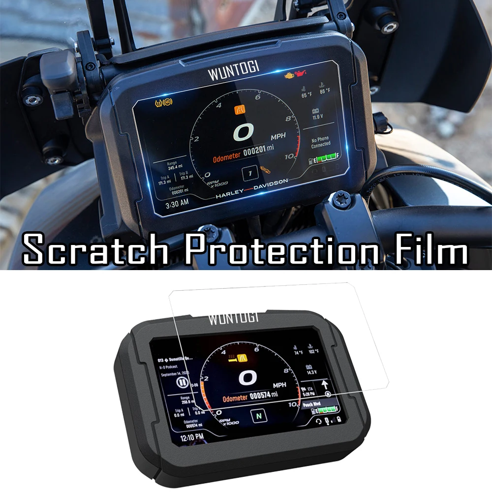 Fit FOR HARLEY PAN AMERICA 1250 S PA1250 S PANAMERICA1250 2021 Motorcycle TFT LCD Dashboard Cluster Scratch Protection Film HD