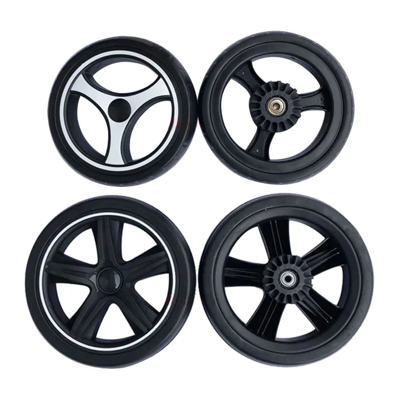 

Universal Stroller Wheels For Baby Trolley Including 6/7/8/10/12Inch Tyre Different Size Front And Back Wheel Cart Accessories