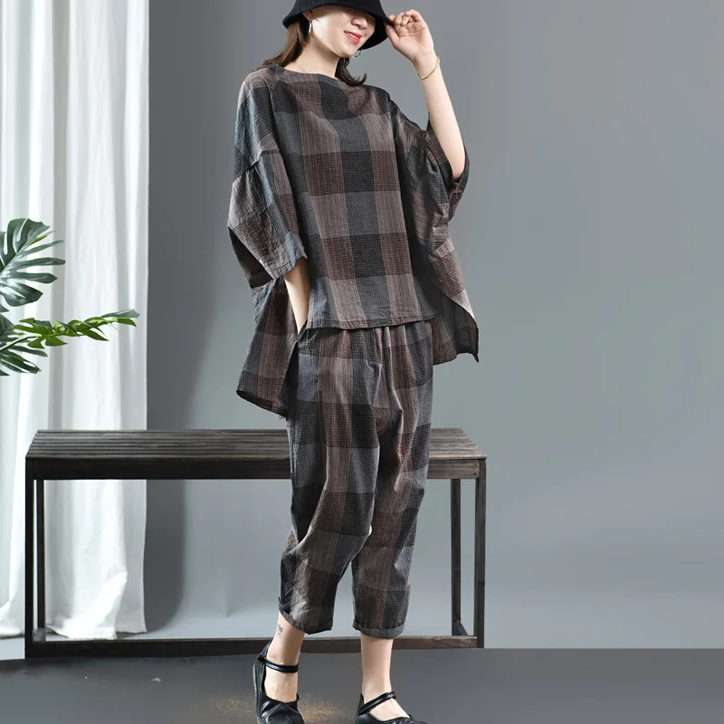 Max LuLu весенние дизайнерские наряды 2021 женские клетчатые хлопковые льняные