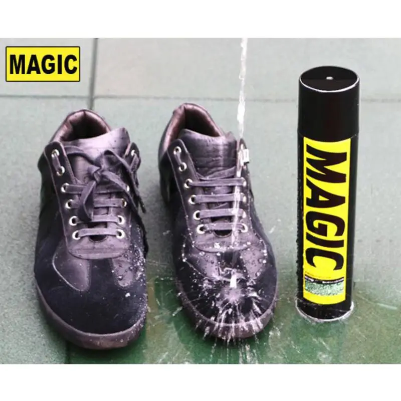 Magic All Weather Protector Nano Water Repellent Spray for Shoes Protects Leather Suede Sheepskin Nubuck Fabric Canvas |