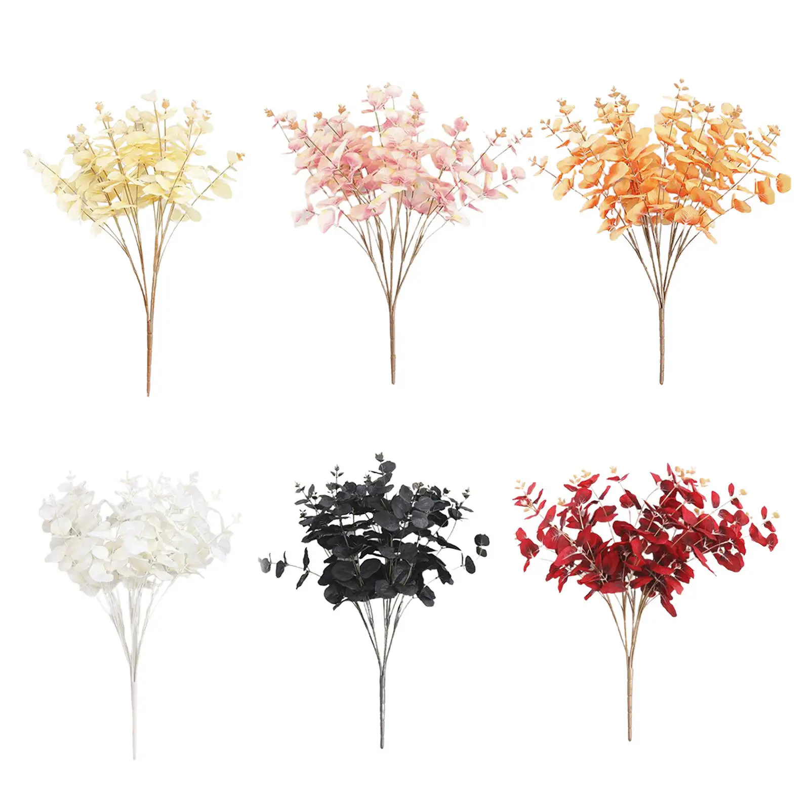 

Сушеные цветы, стебли хлопка, Искусственный лист эвкалипта, искусственный цветок, искусственный цветок, гирлянда «сделай сам» для дома, сва...