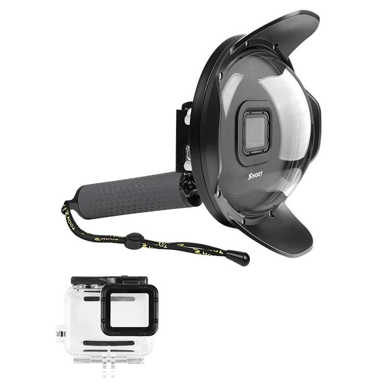 SHOOT подводный купольный порт для GoPro HERO6 HERO5 HERO2018 (купольный + Водонепроницаемый