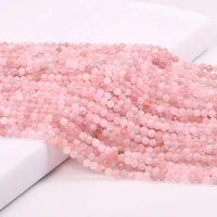 new high quality natural stone rose quartzs beads for jewelry making diy charm necklace bracelets gift for women