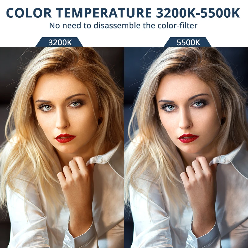 Travor 20 дюймов светодиодный кольцевой светильник с регулируемой яркостью