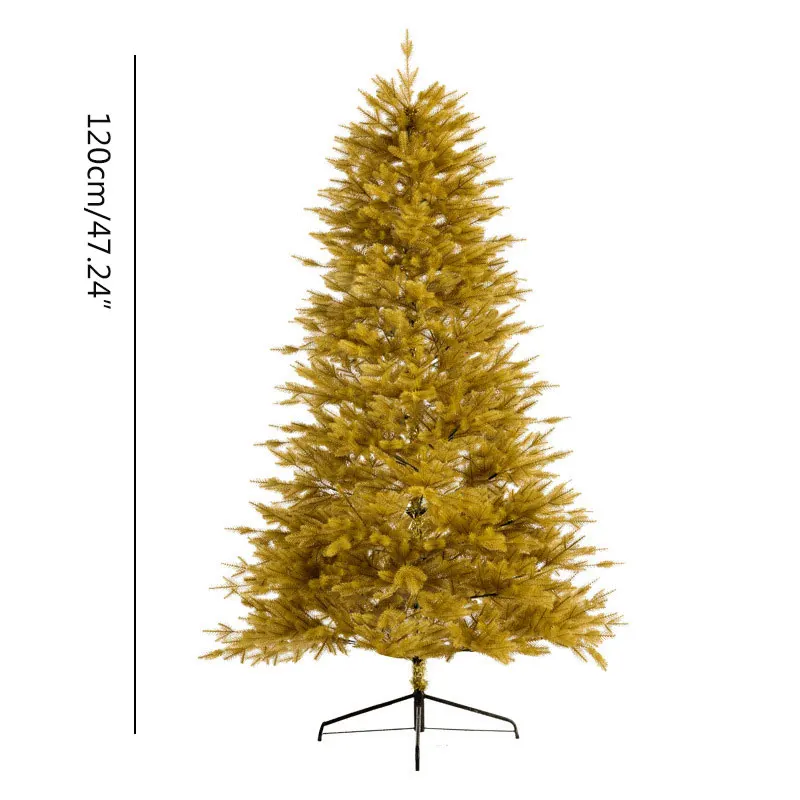 

Festival Decoration Christmas Tree Gold Leaves Artificial Christmas Tree Ornament Home Decoration Accessories New Year Gifts