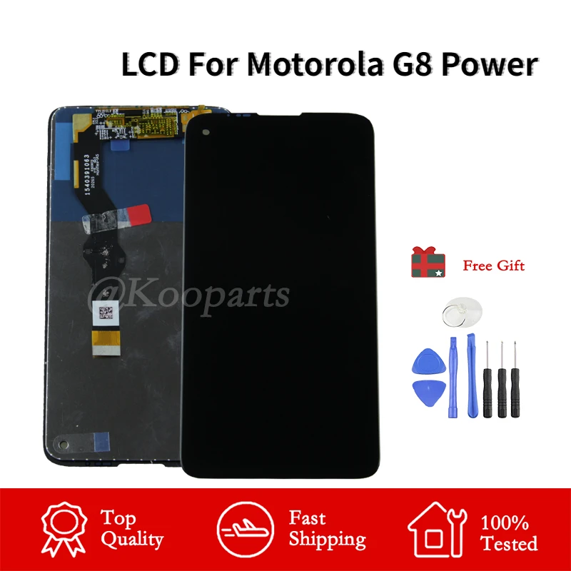 

100% Tested LCD For Motorola G8 Power XT2041 LCD Screen Display with Touch Digitizer Assembly Replaceme No Deal Pixel With Kits