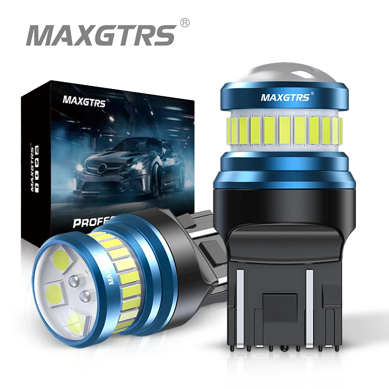 

2x LED T20 1157 BAY15D P21/5W LED 7443 SRCK W21/5W LED Bulsb Car Lights Turn Signal Brake Reverse Tail Lamp Auto 1200LM 12V