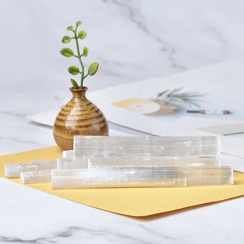 Палочка кварцевая натуральная нестандартной оригинальной формы 80-110 мм | Дом и