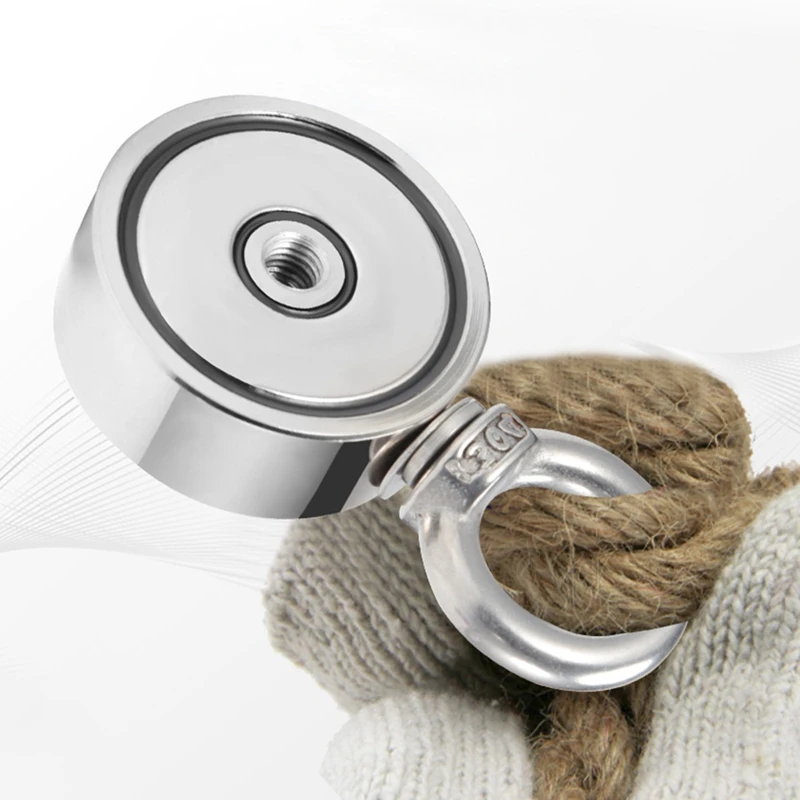 Сильная мощная неодимовая сеть круглый крючок спасательная Морской рыболовный