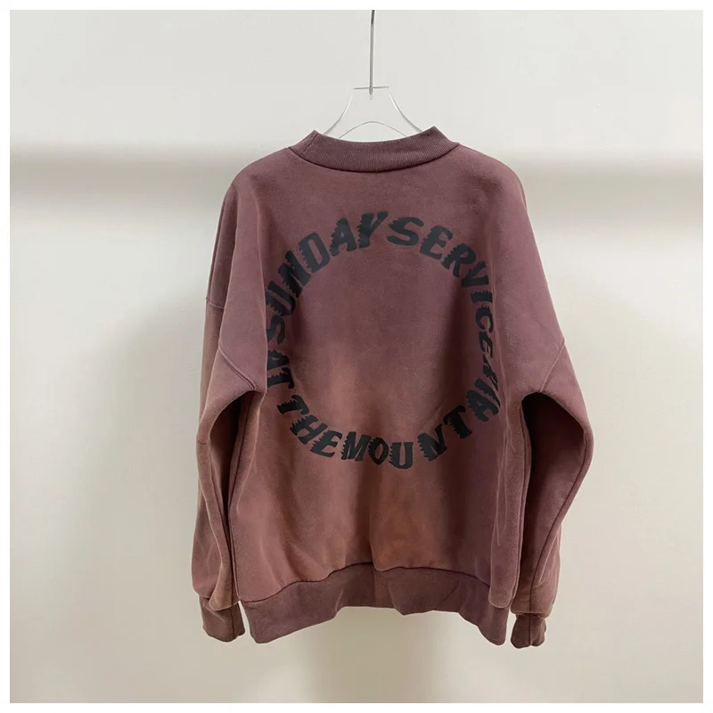 

Осенняя Новинка CPFM Kanye, служба по воскресеньям, уличные влюбленные, Высококачественная свободная толстовка с капюшоном Holy Spirit, уличная модн...