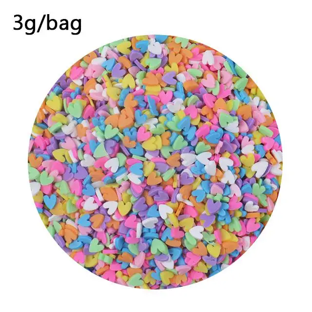 3g I Sprinkles Слизь для масла пушистый прозрачный полимер шпатлевка облако слизь мягкие глиняные подвески-талисманы пены слизь поставки посыпать слизь наборы грязи детские игрушки - Цвет: 3g I Sprinkles