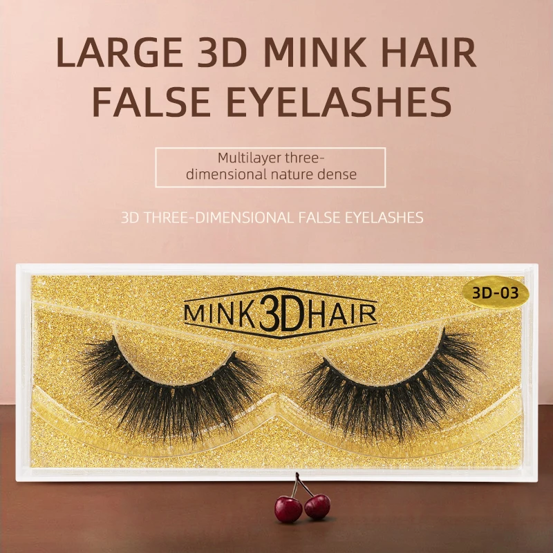 

1 Pair 3D Mink Lashes Cruelty free Eyelashes Makeup Dramatic False Eyelashes Fluffy Fake Lashes Thick Faux Cils Maquiagem