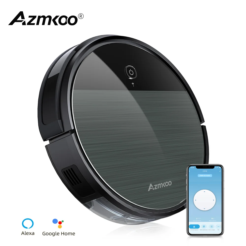 

Робот-пылесос Azmkoo V701S, 2200 па, Wi-Fi/App/Alexa