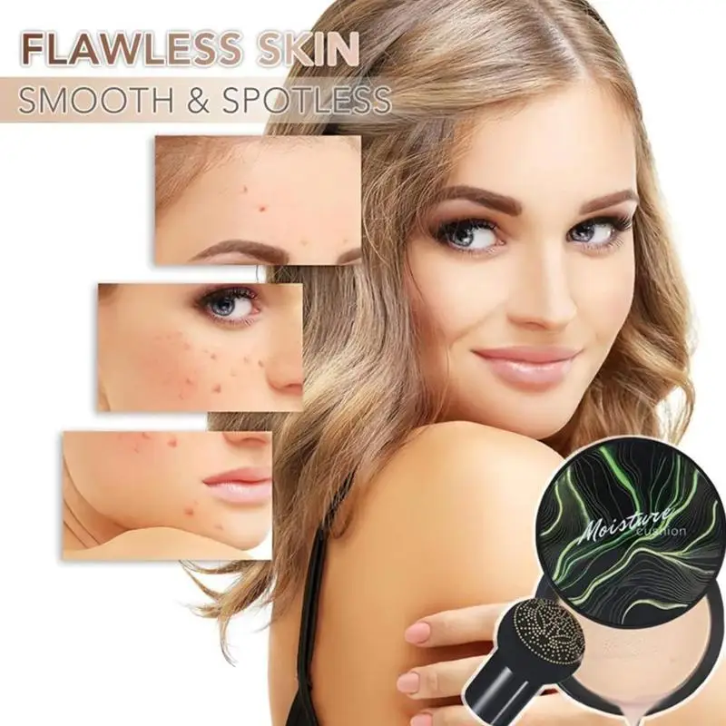 

Moisturizing Foundation Mushroom Head Air Cushion BB Cream Elastic Bionic Membrane Improve Skin Luster