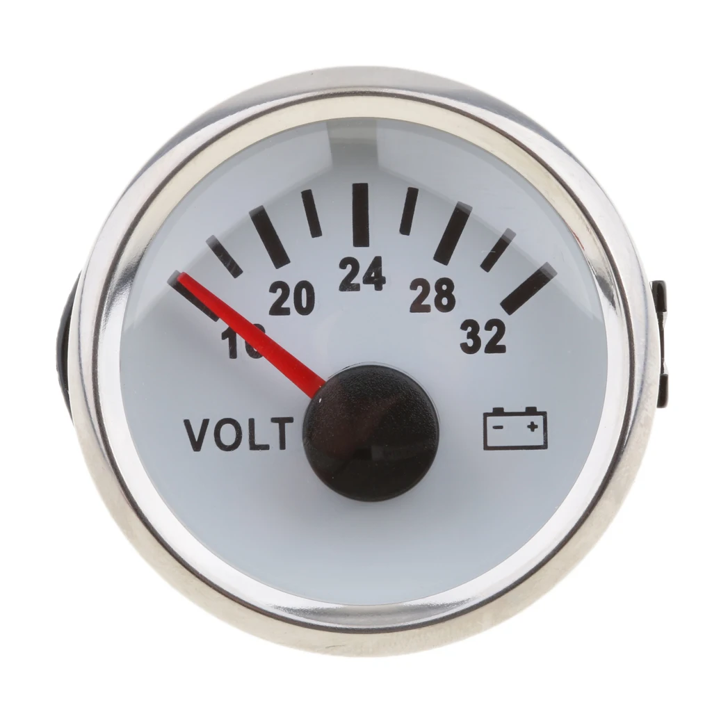

Marine Boat Car Voltmeter 16-32V 52mm 2-1/16" Marine Boat Parts
