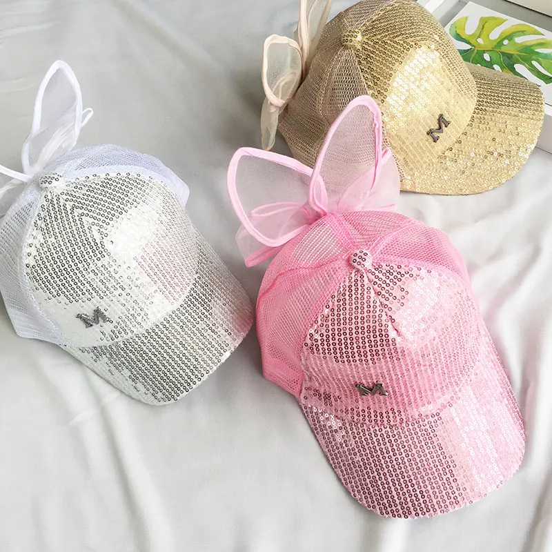 Шляпа от солнца детская сетчатая дышащая с бантом и бабочкой | Спорт развлечения