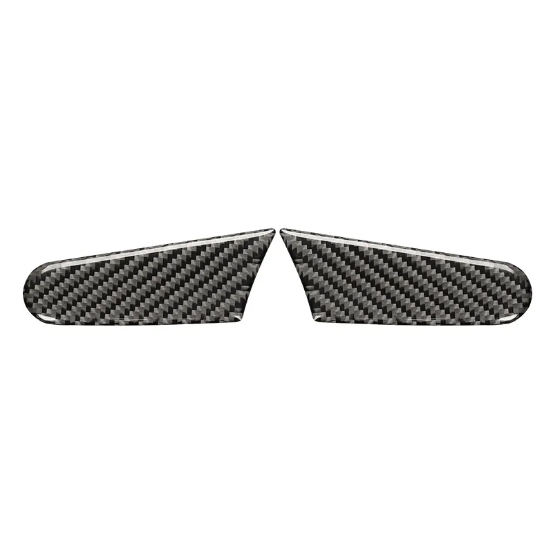 

For Porsche Macan Cayenne 2015-2018 Real Carbon Fiber Door Mirror Trim Rear View Overlay Panel Car Styling Trim Sticker