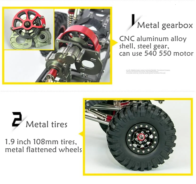 GWOLVES Racing 1/10 CNC все алюминиевые и углеродные 313 мм Колесная база Wrangler рама осевая SCX10 быстрая