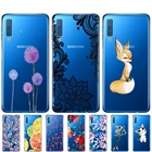Чехлы для Samsung Galaxy A7 2018, силиконовый цветной чехол для телефона, защитный чехол для Samsung A7 2018, A750, A750F 6,0 дюйма