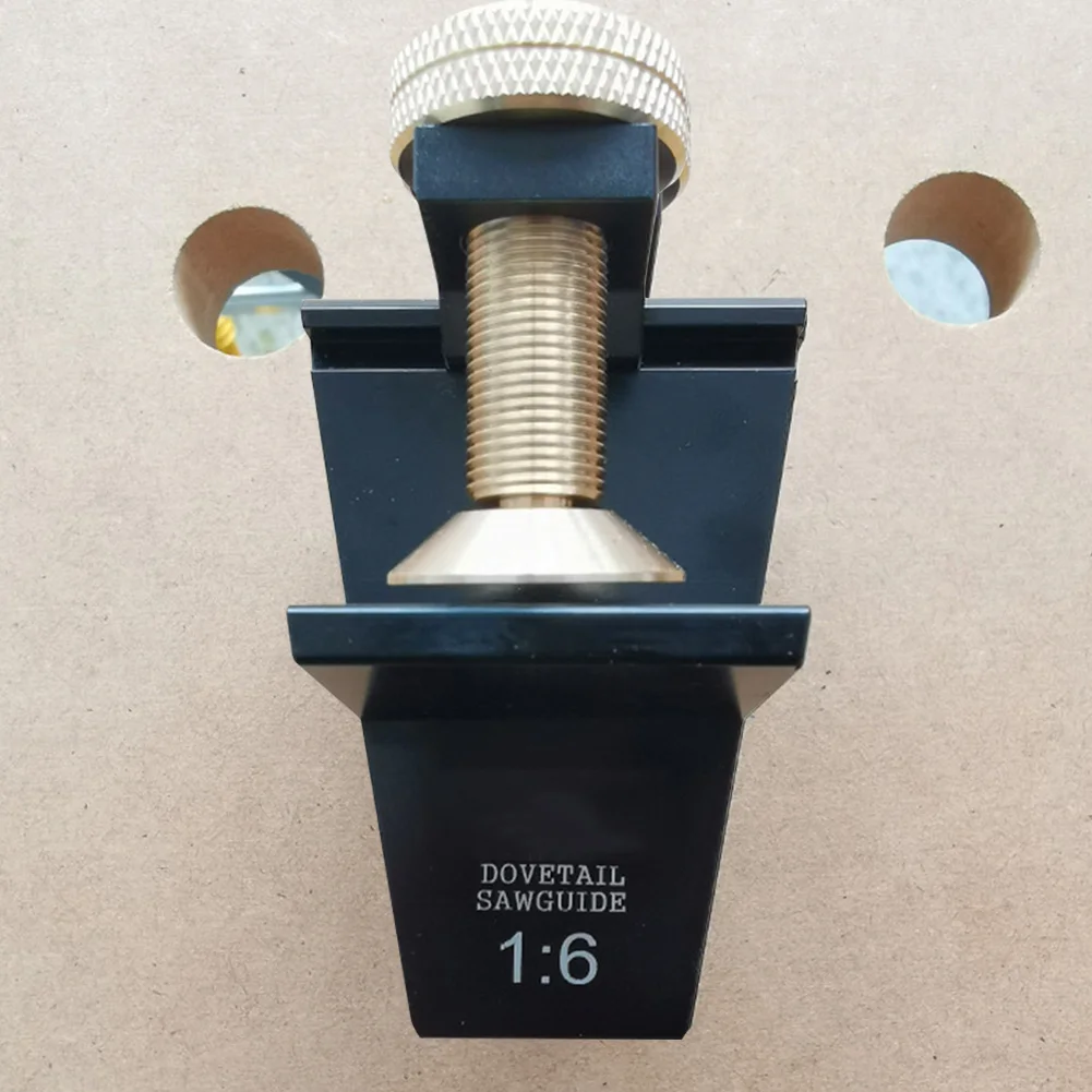 

DIY Work Magnetic Woodworking Tool Aluminum Alloy High Accuracy Adjustable Joinery Cutting Fixing Universal Dovetail Saw Guide