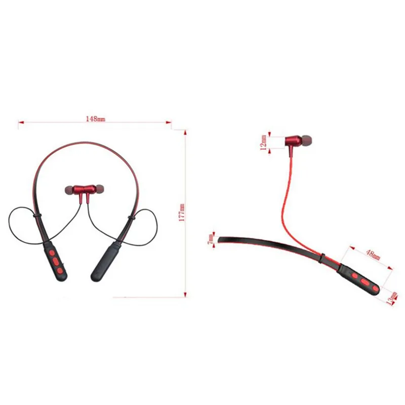 Bluetooth гарнитура B11 Halter 5 0 спортивные беспроводные наушники с микрофоном для Huawi
