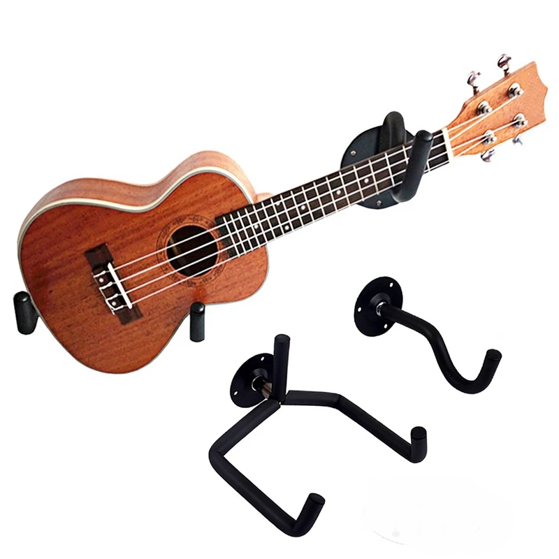 

Guitar Wall Mount Hanger for Acoustic/Electric/Classical Guitar, Ukulele,Banjo and Mandolin Bracket Wall Guitar Holder