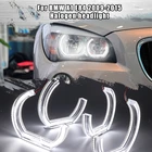 DTM Ангельские глазки светодиодный для BMW X1 E84 2009-2015 галогенные лампы головного светильник DRL Halo M4 Стиль белый светильник комплект аксессуаров