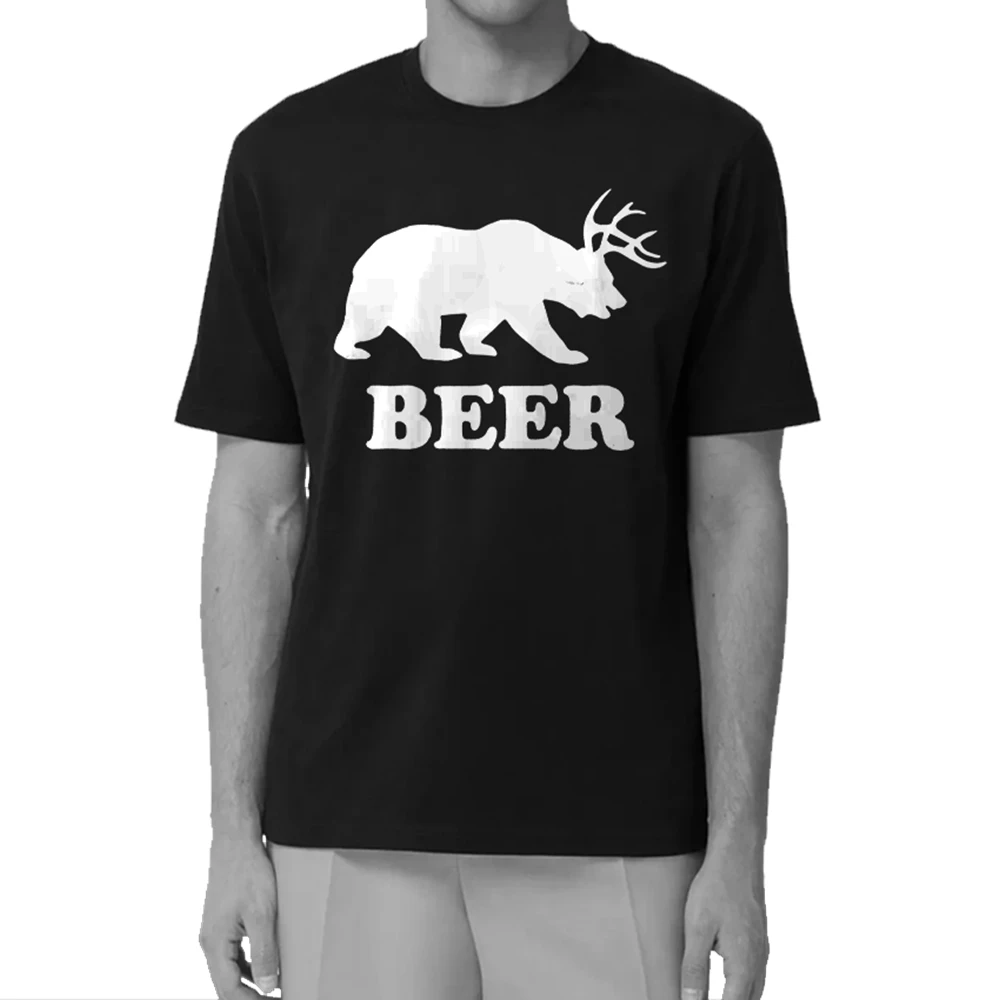 

Крутая футболка COOLMIND унисекс из 100% хлопка с круглым вырезом для любителей пива, крутая Мужская футболка с пивом, свободная футболка, мужские...