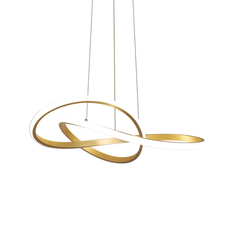 

New Design Coffee/Gold Modern LED Pendant Lights For Dining Table Kitchen Hotel Living Room Lighting Decoration Pendant Lamps