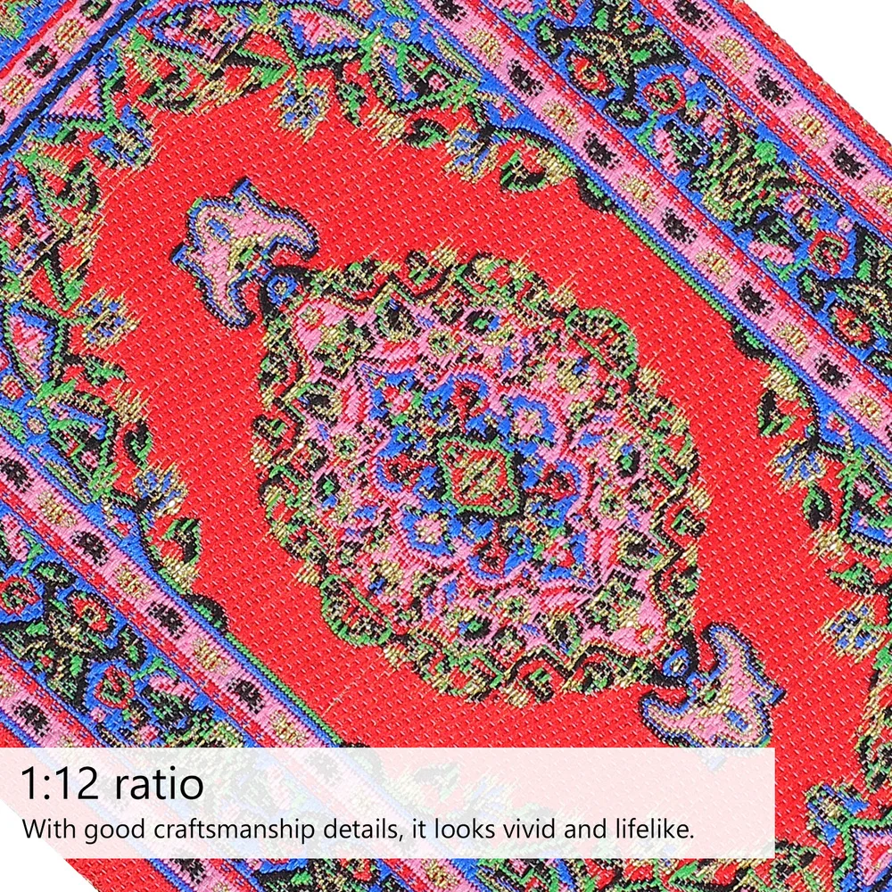 

1:12 Delicate Carpet Mini Rug Models Scene Layout Accessories