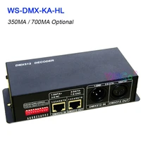 dmx512 decoder 350ma 700ma constant current dimmer dc 12v 24v 3 ch channels rgb controller for led striplightlampmodule