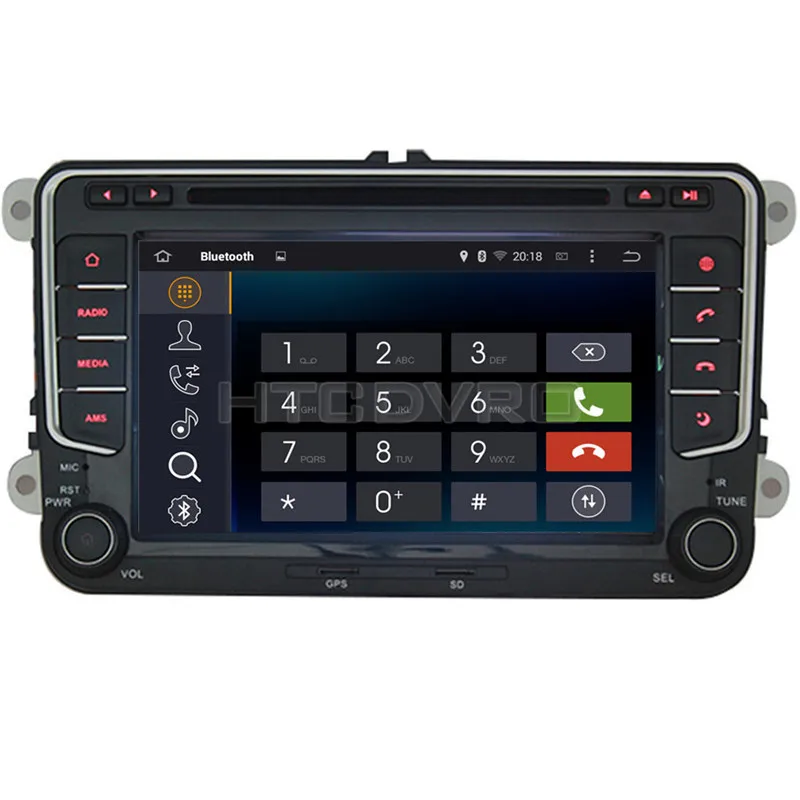 YMODVHT 7 дюймовый Восьмиядерный Android 9 0 1 автомобильный DVD GPS для VW