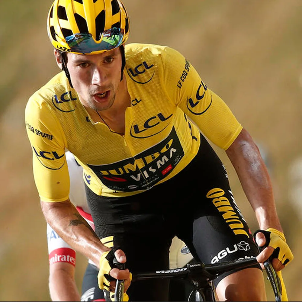 Джерси для велоспорта во Франции 2020 Мужская одежда JUMBO VISMA рубашки дорожного