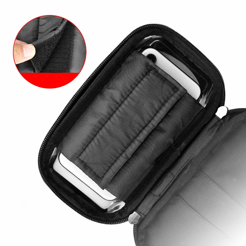 waterproof bicycle phone holder bag 6 4 inch phone handlebar touch screen bike motorcycle holder stand cycling pouch support free global shipping