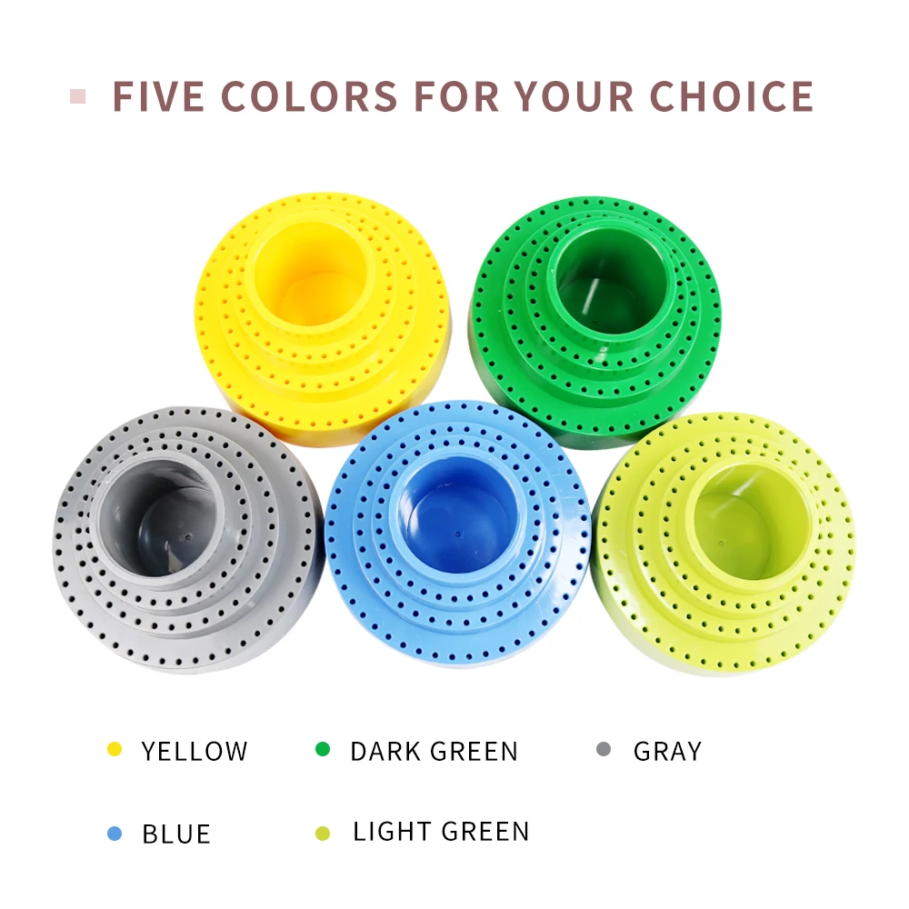 

Rotary Polishing grinding head storage box, three layers 116 holes ,5 color options Jewley making tools