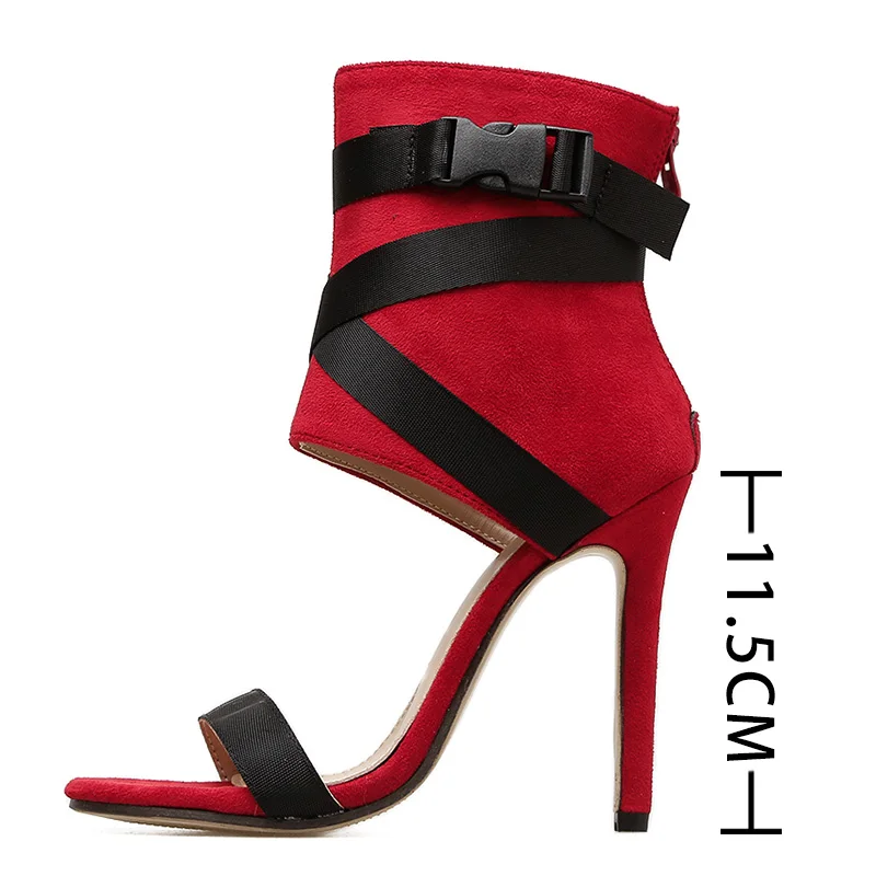 

New Shoes Woman High Heels Pumps Sandals Fashion Summer Sexy Ladies Increased Stiletto Super Peep Toe with strap Wedding Shoes