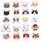 Нашивки для одежды с рисунком кота собаки