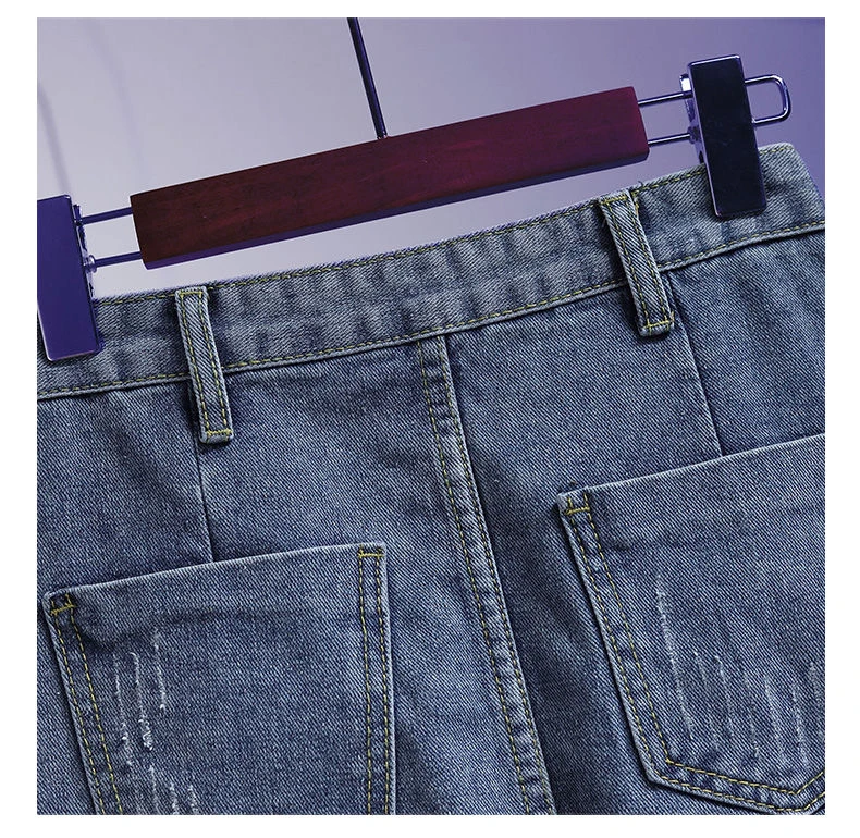 Женская летняя синяя однотонная повседневная юбка с высокой талией юбки