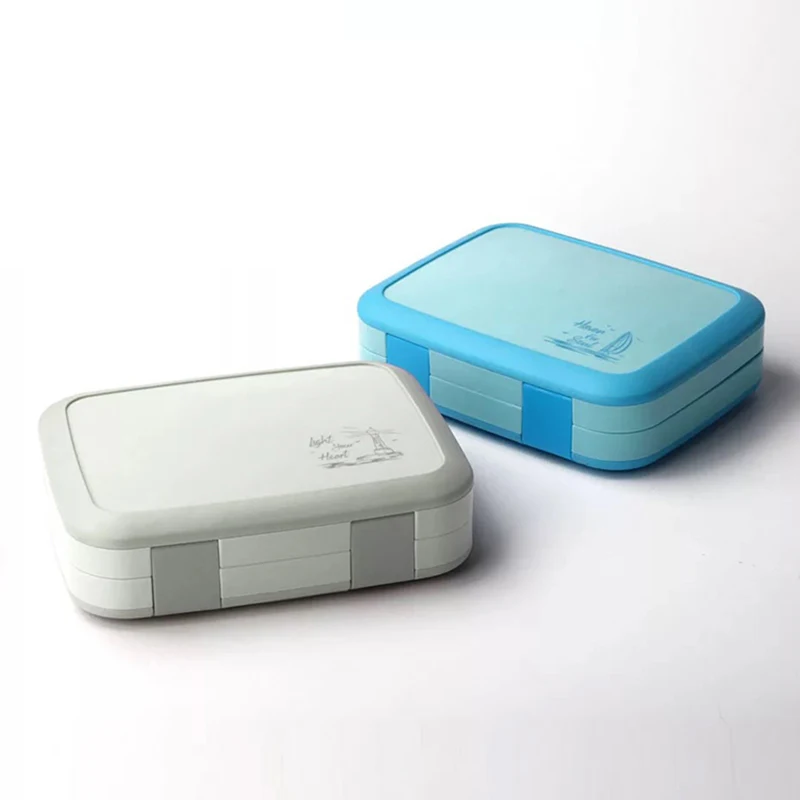 

Outdoor Camping Picnic Kids Lunch Box Eco-friendly Insulation Food Container Portable Storage Box BPA-Free Food-Safe Materials