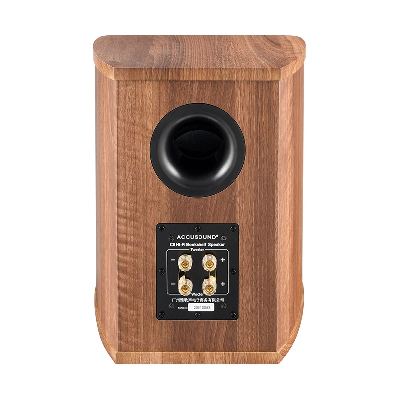 

Двухсторонние Пассивные Коаксиальные колонки Accusound C8 Home Stereo HiFi с высоким уровнем шумоподавления, пара, 8 дюймов, орех, требуется усилитель