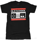 Черная Мужская футболка Nintendo Old School Controller, новая мужская одежда, топы, футболки