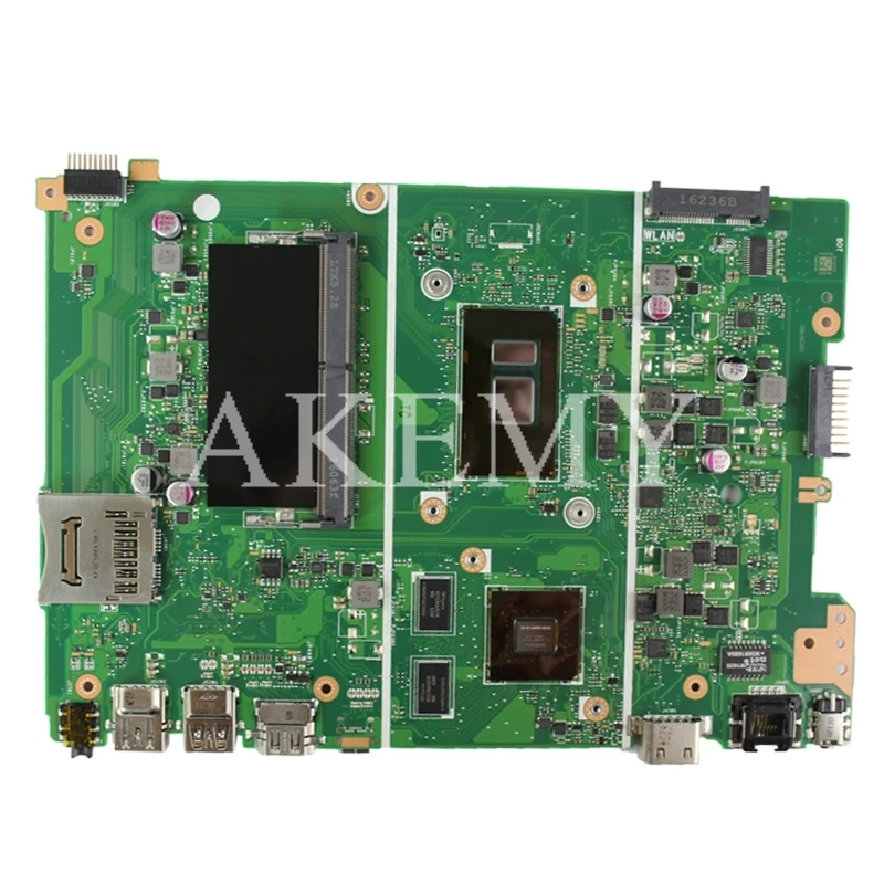 Для For Asus X441URK X441UR X441UV X441UVK X441UQK X441U Ноутбук Материнская плата I3-7100 4G RAM | Компьютеры и