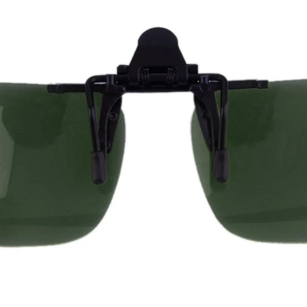 

newDriving Night Clip-on Flip-up Lens Sunglasses Cool Eyewear Clip On Lens Anti-UV 400 Unisex for Women & Men