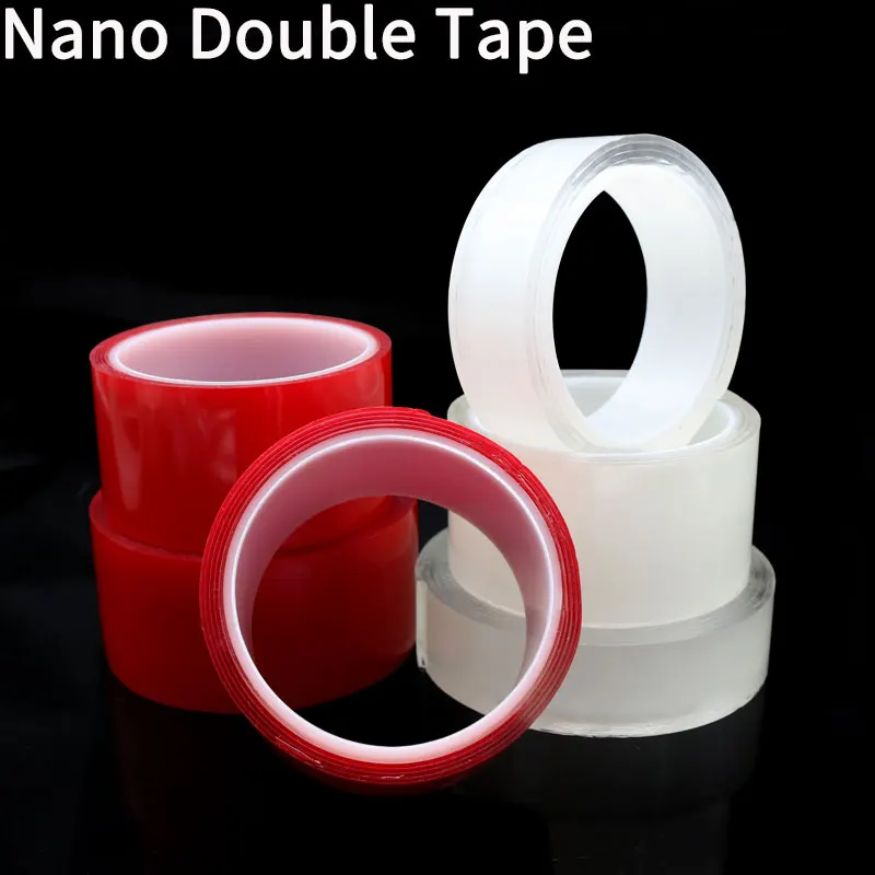 

Magic Nano Double Tape Transparent Sided Tape No Trace Reusable Waterproof Adhesive Strong Wall stickers For Bathroom kitchen