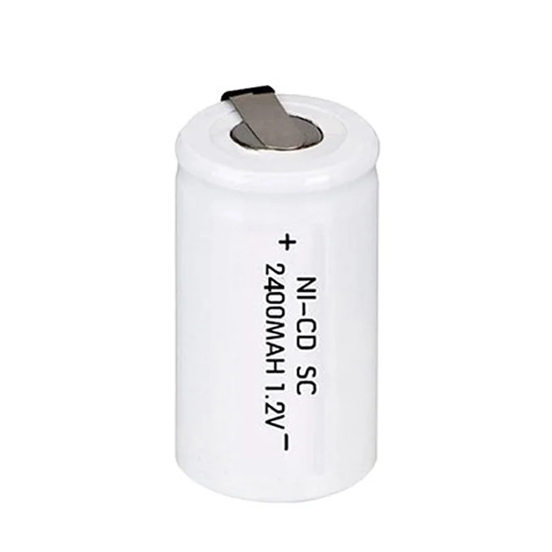 MJKAA 12 шт. SC 2400mah 1,2 V 22*42 Ni-CD аккумуляторная батарея Sub C для электрической отвертки дрель 4,25 см* 2,2 см электроинструменты