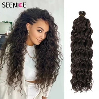 ocean wave braiding hair extensions crochet braids synthetic hair afro curl hawaii twist ombre blonde water wave braid for women