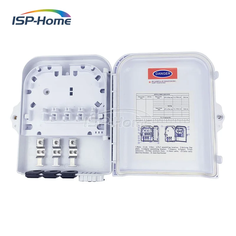 8 портовый оптоволоконный распределительный блок FTTH 1X4/1X8Core|box box|box outdoorbox terminal |