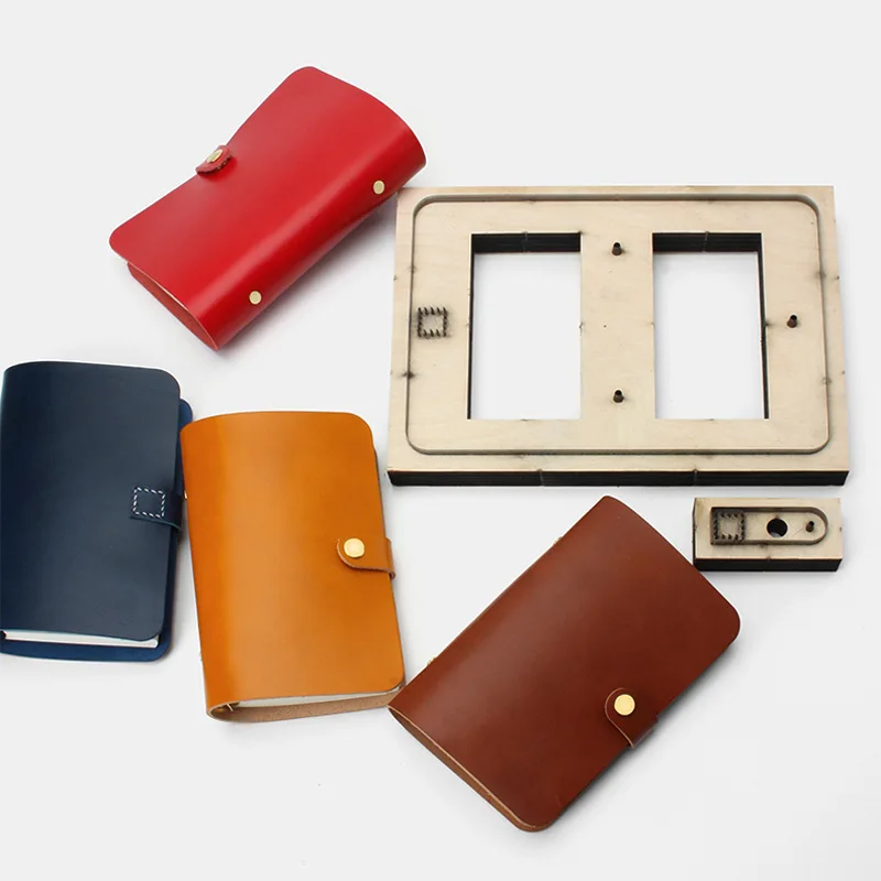 

A6 Loose-leaf Notebook Cutting Die PU Leather Cover Cutting Die Journal Binder Organizers for Travelers Writers and Business