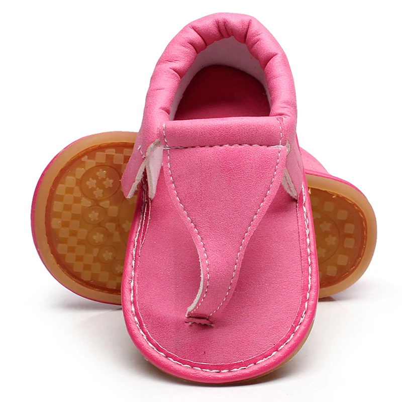 

Baby Girl Sandals New Summer Shoes Baby Flats Pu Leather Baby Shoes Rubber Sole Girl Floral Sandals Fit For 0-12M