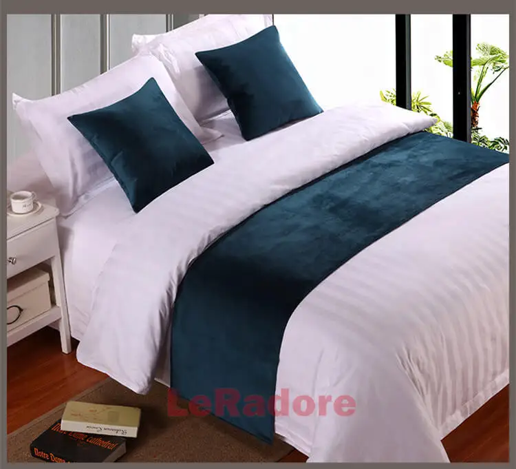 Роскошный бархатный набор шарфов для отеля мотель прочный защитный чехол